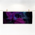 Feathers Quill Pink Black Blue Cosmetic Storage Cases Front