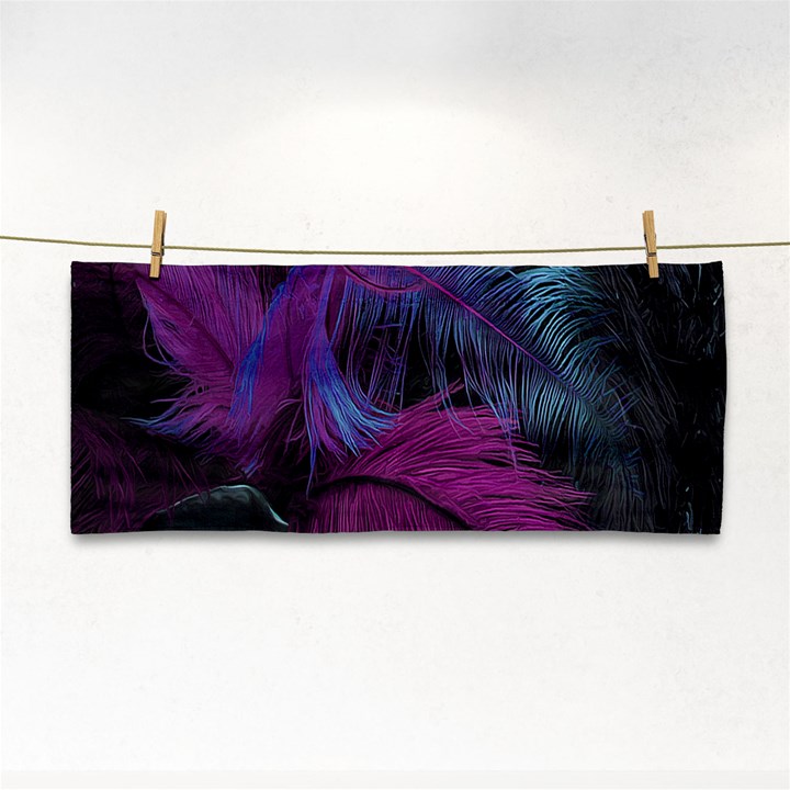 Feathers Quill Pink Black Blue Cosmetic Storage Cases