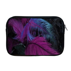 Feathers Quill Pink Black Blue Apple Macbook Pro 17  Zipper Case