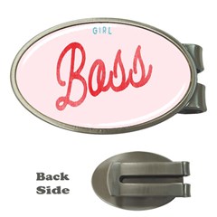 Girl Boss Pink Red Blue Sexy Money Clips (Oval) 