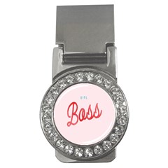 Girl Boss Pink Red Blue Sexy Money Clips (CZ) 