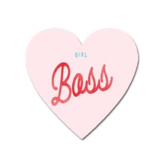 Girl Boss Pink Red Blue Sexy Heart Magnet