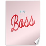 Girl Boss Pink Red Blue Sexy Canvas 12  x 16   11.86 x15.41  Canvas - 1