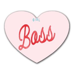 Girl Boss Pink Red Blue Sexy Heart Mousepads