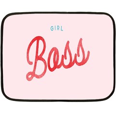 Girl Boss Pink Red Blue Sexy Double Sided Fleece Blanket (Mini) 