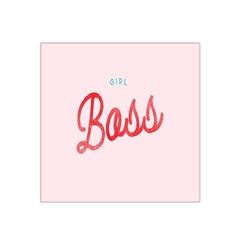 Girl Boss Pink Red Blue Sexy Satin Bandana Scarf