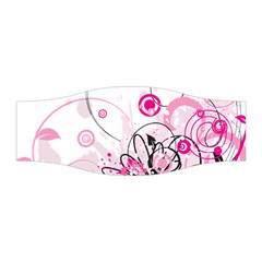 Wreaths Frame Flower Floral Pink Black Stretchable Headband by Mariart