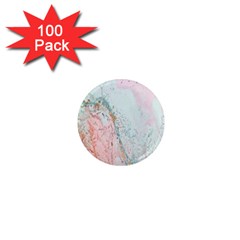 Geode Crystal Pink Blue 1  Mini Magnets (100 Pack) 