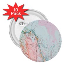 Geode Crystal Pink Blue 2 25  Buttons (10 Pack)  by Mariart