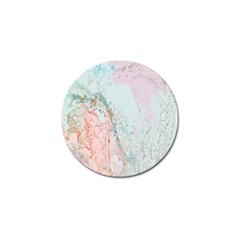 Geode Crystal Pink Blue Golf Ball Marker by Mariart