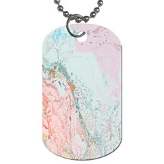 Geode Crystal Pink Blue Dog Tag (two Sides) by Mariart