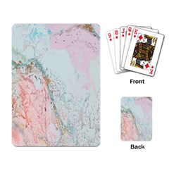 Geode Crystal Pink Blue Playing Card by Mariart