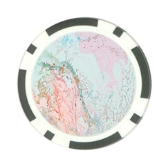 Geode Crystal Pink Blue Poker Chip Card Guard by Mariart