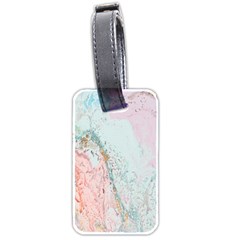 Geode Crystal Pink Blue Luggage Tags (two Sides) by Mariart