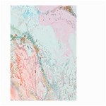 Geode Crystal Pink Blue Small Garden Flag (Two Sides) Front