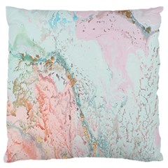 Geode Crystal Pink Blue Large Flano Cushion Case (one Side) by Mariart