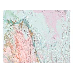 Geode Crystal Pink Blue Double Sided Flano Blanket (large)  by Mariart