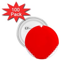 Heart Rhythm Inner Red 1 75  Buttons (100 Pack) 