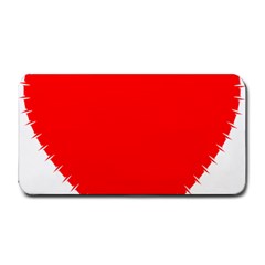 Heart Rhythm Inner Red Medium Bar Mats by Mariart