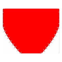 Heart Rhythm Inner Red Double Sided Flano Blanket (large)  by Mariart