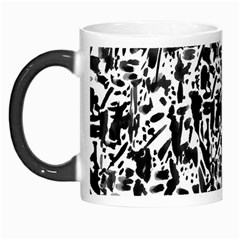 Deskjet Ink Splatter Black Spot Morph Mugs by Mariart