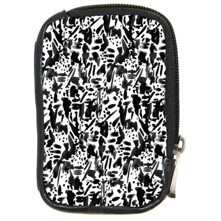 Deskjet Ink Splatter Black Spot Compact Camera Cases