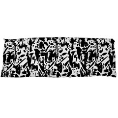 Deskjet Ink Splatter Black Spot Body Pillow Case (dakimakura) by Mariart