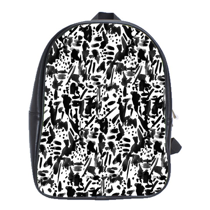 Deskjet Ink Splatter Black Spot School Bags (XL) 