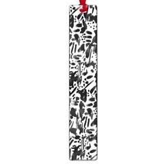 Deskjet Ink Splatter Black Spot Large Book Marks by Mariart