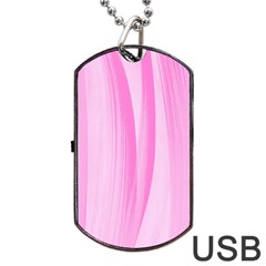 Abstraction Dog Tag Usb Flash (two Sides) by Valentinaart