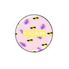 I Can Purple Face Smile Mask Tree Yellow Hat Clip Ball Marker (10 Pack) by Mariart