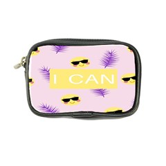 I Can Purple Face Smile Mask Tree Yellow Coin Purse by Mariart