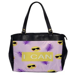 I Can Purple Face Smile Mask Tree Yellow Office Handbags by Mariart