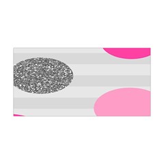 Polkadot Circle Round Line Red Pink Grey Diamond Yoga Headband by Mariart