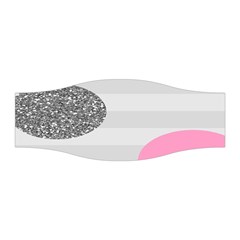 Polkadot Circle Round Line Red Pink Grey Diamond Stretchable Headband