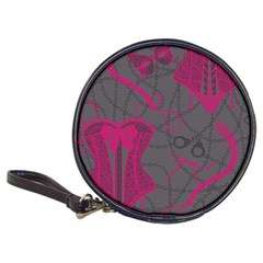 Pink Black Handcuffs Key Iron Love Grey Mask Sexy Classic 20-cd Wallets by Mariart