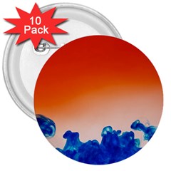 Simulate Weather Fronts Smoke Blue Orange 3  Buttons (10 Pack) 