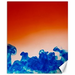 Simulate Weather Fronts Smoke Blue Orange Canvas 8  X 10  by Mariart