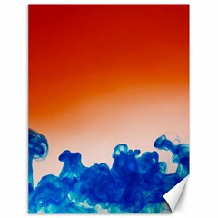 Simulate Weather Fronts Smoke Blue Orange Canvas 18  X 24   by Mariart