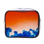 Simulate Weather Fronts Smoke Blue Orange Mini Toiletries Bags Front