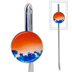 Simulate Weather Fronts Smoke Blue Orange Book Mark by Mariart