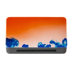 Simulate Weather Fronts Smoke Blue Orange Memory Card Reader With Cf by Mariart