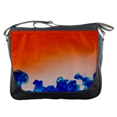 Simulate Weather Fronts Smoke Blue Orange Messenger Bags