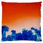 Simulate Weather Fronts Smoke Blue Orange Large Cushion Case (One Side) Front