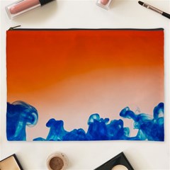 Simulate Weather Fronts Smoke Blue Orange Cosmetic Bag (xxxl)  by Mariart