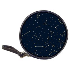 Star Zodiak Space Circle Sky Line Light Blue Yellow Classic 20-cd Wallets by Mariart