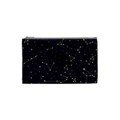 Star Zodiak Space Circle Sky Line Light Blue Yellow Cosmetic Bag (small)  by Mariart