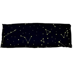 Star Zodiak Space Circle Sky Line Light Blue Yellow Body Pillow Case (dakimakura) by Mariart