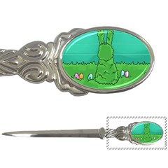 Rabbit Easter Green Blue Egg Letter Openers