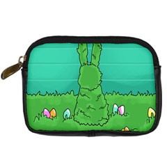 Rabbit Easter Green Blue Egg Digital Camera Cases